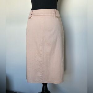 NEW Sinéquanone Rare Women’s Pencil Skirt with Mermaid flare Size 8 Cream Pink